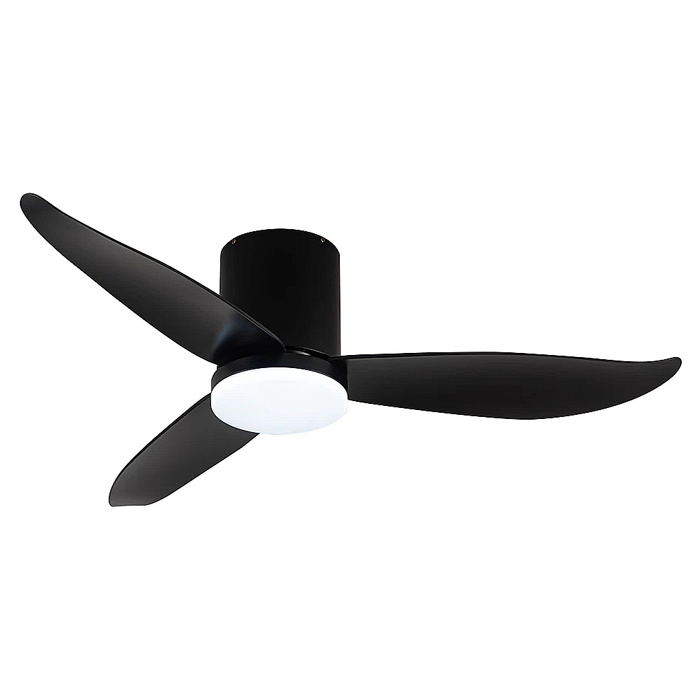 Fanco Rito 3 Hugger Ceiling Fan with 24W 3 Tone LED Light Kit and Remote Control (Optional: Wifi Module) domaco.com.sg