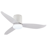 Fanco Rito 3 Hugger Ceiling Fan with 24W 3 Tone LED Light Kit and Remote Control (Optional: Wifi Module) domaco.com.sg