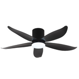 Fanco Rito 5 Hugger Ceiling Fan with 24W 3 Tone LED Light Kit and Remote Control (Optional: Wifi Module) domaco.com.sg