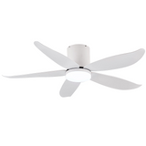 Fanco Rito 5 Hugger Ceiling Fan with 24W 3 Tone LED Light Kit and Remote Control (Optional: Wifi Module) domaco.com.sg