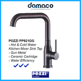 Pozzi PP921GG Gun Grey Kitchen Sink Mixer Tap domaco.com.sg