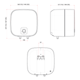 Rubine Atlantic RA in Black or White and 15L or 30L Storage Heater domaco.com.sg