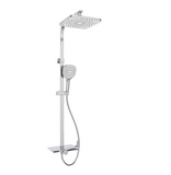 Rubine RSC-DECKOS-F4 Square Rain Shower Set with Hand Shower and Shower Mixer Shelf domaco.com.sg