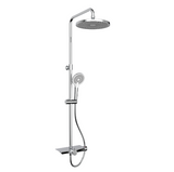 Rubine RSC-DECKOS-U2 Round Rain Shower Set with Hand Shower and Shower Mixer Shelf domaco.com.sg