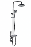 Arino T-5228A-3 Rain Shower Mixer with Hand Held Shower and Bidet Spray Set (Chrome, Matt Black, Gun Metal  & Rose Gold)