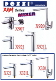Pozzi X920 Chrome Kitchen Sink Mixer Tap domaco.com.sg