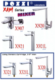 Pozzi X907 Chrome Shower Mixer Tap domaco.com.sg
