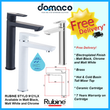 Rubine Stylo 9121XL Tall Basin Mixer Tap domaco.com.sg