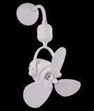 Bestar Duo Hagar 16 Inch Corner DC Wall/Ceiling Fan with Remote
