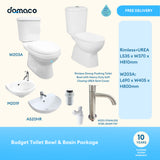 Budget Toilet Bowl & Basin Package
