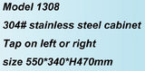 MAYFAIR 1308 #304 STAINLESS STEEL BASIN CABINET (29900)<br>*Contact us for best price - Domaco