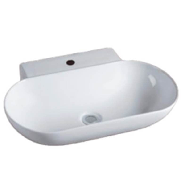 Baron Designer Basin A171 - TOP Mount / Wall Hung - Domaco