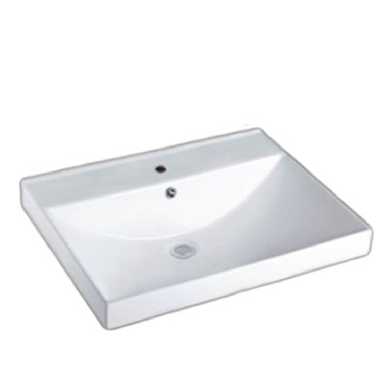 Baron Designer Basin A176 - TOP Mount/ Wall Hung - Domaco