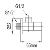 NTL Angle Valve 1900 (1380)<br>*Contact us for best price - Domaco
