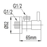 NTL Angle Valve 1904 (1380)<br>*Contact us for best price - Domaco