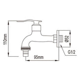 NTL Bib Tap 1652-C (2180)<br>*Contact us for best price - Domaco