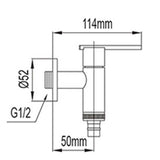 NTL Bib Tap 2021B-C or 2021W-C (Black or White) (2980)<br>*Contact us for best price - Domaco