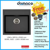 CARYSIL Waltz #560 Granite Kitchen Sink