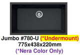 CARYSIL Jumbo #780-U Undermount Granite Kitchen Sink (28000) *Contact us for best price - Domaco