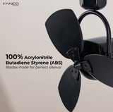 Fanco Dono 16" DC Wall/Ceiling Fan with Remote Domaco.com.sg