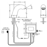 Sensor Basin Tap 301A01(AC) (21800)<br>*Contact us for best price - Domaco