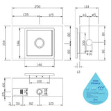 Urinal Manual Flush Valve 202CM01-3T (14800)<br>*Contact us for best price - Domaco
