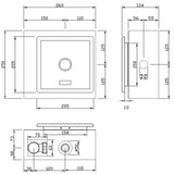Toilet Bowl Sensor Flush Valve 102CA01 (29800)<br>*Contact us for best price - Domaco