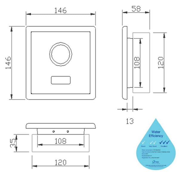 Urinal Sensor Flush Valve 201DA013T (22800)*Contact us for best price