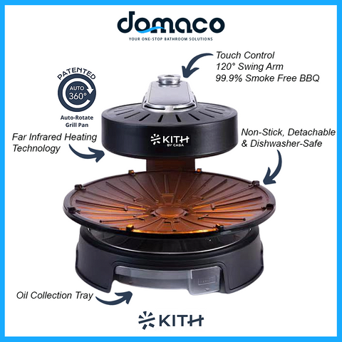 Kith Smokeless BBQ Grill SBG-TC-B1 (Touch Control) domaco.com.sg