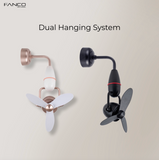 Fanco Tristar Nano 16" DC Wall/Ceiling Fan with Remote Domaco.com.sg