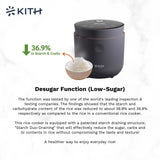 Kith Low-Sugar Rice Cooker LRC-1L-BK domaco.com.sg