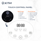 Kith Low-Sugar Rice Cooker LRC-1L-BK domaco.com.sg