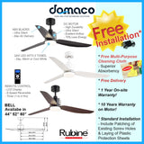 Rubine Bell Ceiling Fan domaco.com.sg