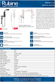 Rubine P10 Rain Shower Instant Heater With Air Jet 360 Spray & DC Water Booster Pump domaco.com.sg