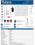 Rubine RWH-3388 Instant Water Heater With DC Water Booster Pump & Rain Shower domaco.com.sg