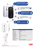 Rubine RWH-3388 Instant Water Heater With DC Water Booster Pump & Rain Shower domaco.com.sg