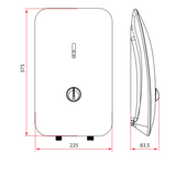 Rubine RWH-933B Black Instant Water Heater domaco.com.sg