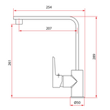 Rubine Stylo 9144 Kitchen Mixer Sink Tap domaco.com.sg