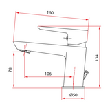 Rubine Stylo 9121 Basin Mixer Tap domaco.com.sg