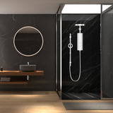 Rubine P10 Rain Shower Instant Heater With Air Jet 360 Spray & DC Water Booster Pump