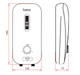 Rubine RWH-1388B (Black) / RWH-1388W (White) Instant Water Heater domaco.com.sg