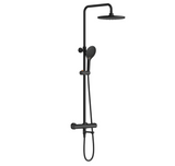 Rubine RSC-THERMO-R31-BK Rain Shower Set with Hand Shower and Shower Mixer in Matt Black (38800)<br>*Contact us for best price domaco.com.sg