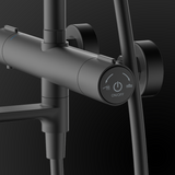 Rubine RSC-THERMO-R31-BK Rain Shower Set with Hand Shower and Shower Mixer in Matt Black (38800)<br>*Contact us for best price domaco.com.sg