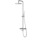 Rubine RSC-THERMO-R31-CH Rain Shower Set with Hand Shower and Shower Mixer in Chrome (36800)<br>*Contact us for best price domaco.com.sg