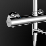 Rubine RSC-THERMO-R31-CH Rain Shower Set with Hand Shower and Shower Mixer in Chrome (36800)<br>*Contact us for best price domaco.com.sg