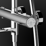 Rubine RSC-THERMO-R31-CH Rain Shower Set with Hand Shower and Shower Mixer in Chrome (36800)<br>*Contact us for best price domaco.com.sg