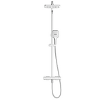 Rubine RSC-THERMO-S41-CH Rain Shower Set with Hand Shower and Shower Mixer in Chrome (39800)<br>*Contact us for best price domaco.com.sg