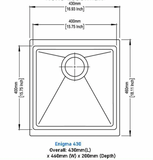 Carysil Enigma #370, #430, #530 Granite Kitchen Sink domaco.com.sg
