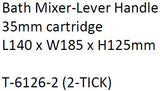 ARINO T-6126-2 BATH & SHOWER MIXER - Domaco