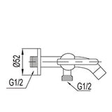 NTL Two Way Tap 2028B-C or 2028W-C (Black or White) (4280)<br>*Contact us for best price - Domaco